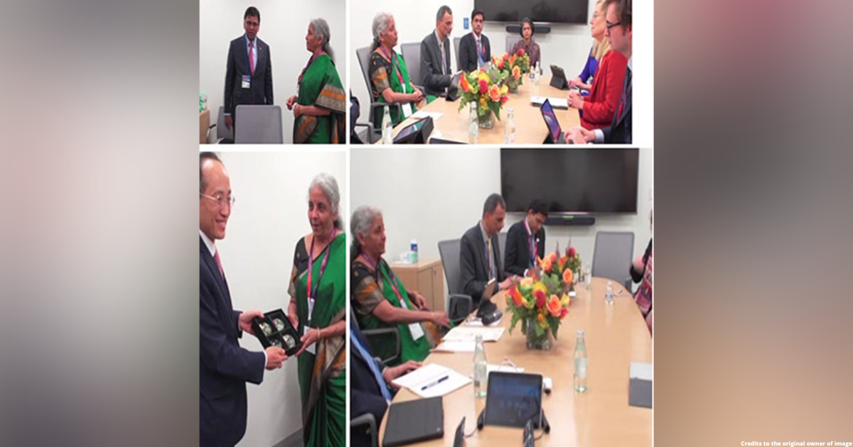 US: Nirmala Sitharaman holds back-to-back bilaterals on sidelines of IMF-World Bank meetings